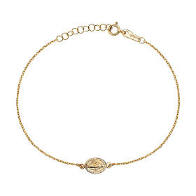 Pulsera AMEN Virgen Milagrosa oro 9 q