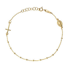 Armband aus 9 kt Gold Wundertätige Madonna AMEN