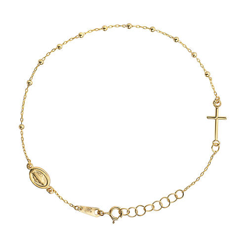 Armband aus 9 kt Gold Wundertätige Madonna AMEN 3