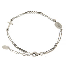 Armband Amen aus 925er Silber mit weißen Zirkonen