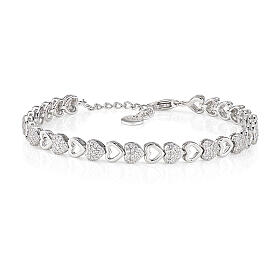 Armband Herz AMEN Silber 925 und weiße Zirkone