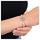 Armband zum Jubiläum 2025 mit sechseckigen Perlen, 925er Silber, Emaille s2