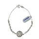 Jubilee 2025 bracelet with hexagonal beads in 925 silver enamel s4
