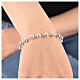 Bracelet with 2025 Jubilee charm, 0.2 in smooth beads of 925 silver s3