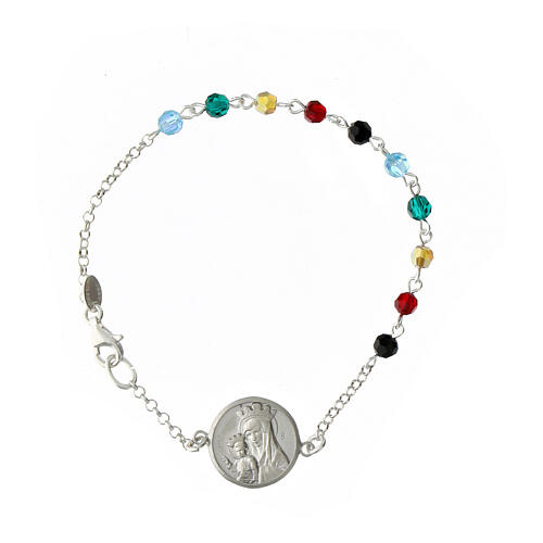 Jubilee bracelet with enamelled logo, 925 silver and Preciosa crystals 4