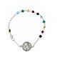 Jubilee bracelet with enamelled logo, 925 silver and Preciosa crystals s4