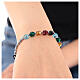 Jubilee 2025 silver rosary bracelet with precious crystal enamel charm s3
