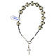 Bracciale perle color oro verde argento 925 rodiato ematite s3