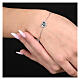 Bracciale argento 925 cuore zirconi bianchi Agios s2
