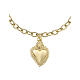 Amen bracelet with Sacred Heart, gold plated 925 silver s2