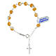 Bracciale argento 925 grani madreperla 8 mm s4