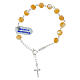Pulseira prata 925 contas madrepérola 8 mm s3
