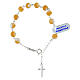Pulseira prata 925 contas madrepérola 8 mm s1