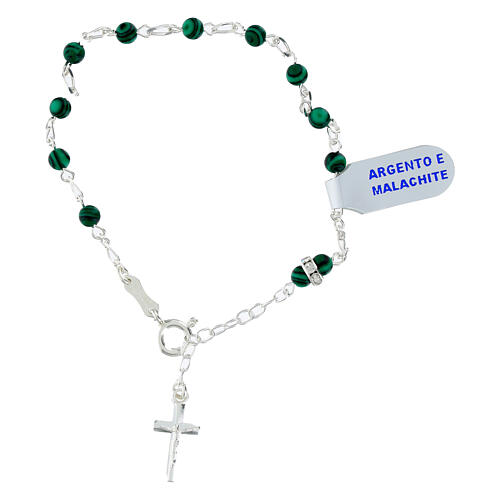 Rosenkranz-Armband aus 925er Silber mit Tigerauge-Perlen 4 mm 3