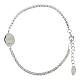 Bracelet tennis Amen argent 925 Vierge Miraculeuse émail rose nacré s3