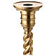 Golden leaf paschal candle stand s2