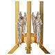 Paschal candle stand with angel decoration s3