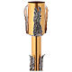 Paschal candle stand with leaves decoration s2