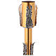Paschal candle stand with leaves decoration s3