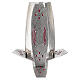 Candle stand with red enamel decorations s7