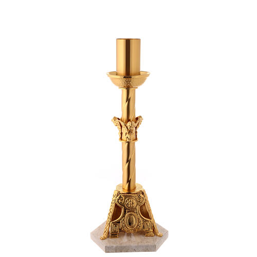 Paschal candle stand with putti 4