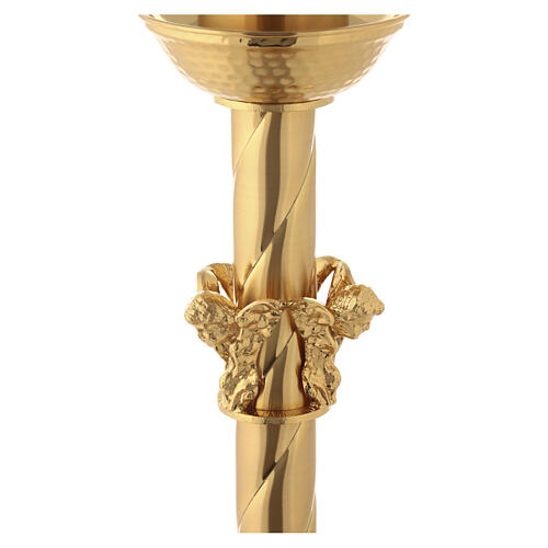 Paschal candle stand with putti 4