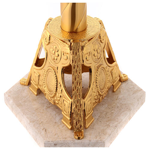 Paschal candle stand with putti 9