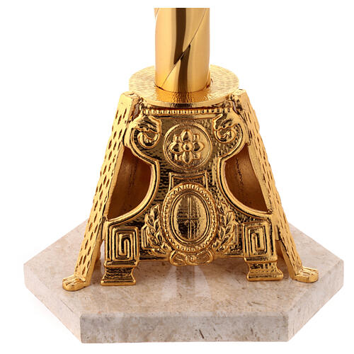 Paschal candle stand with putti 6