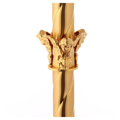 Paschal candle stand with putti 7