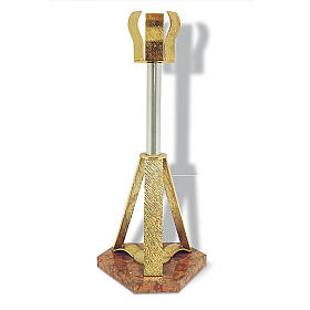 Pyramidal paschal candle stand