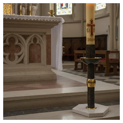 Elegant paschal candle stand 2