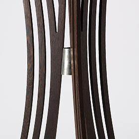 Osterkerzenhalter -Basis Wengè Mod. Triplex s3