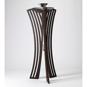 Bases pour cierge pascal: Chandelier pascal wengé mod. Triplex