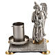 Modern Paschal Candle Holder in bronze with angel s1