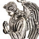 Porta círio pascal bronze com anjos s3