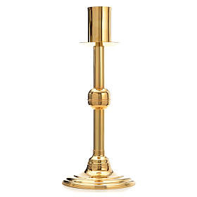 Bases Porta Cirio Pascal: Base porta-círio pascal latão dourado