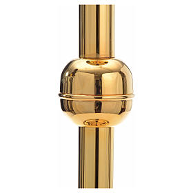 Bases Porta Cirio Pascal: Base porta-círio pascal latão dourado