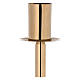 Modern Paschal Candle Holder in gold-plated bronze s2