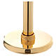 60 cm Candle holder for Easter candle in golden metal s3