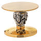 Monstrance throne, gold-plated chiselled with ears of wheat s1
