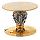 Monstrance throne, gold-plated chiselled with ears of wheat s2
