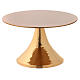 Monstrance throne gold-plated and hammered finish s1