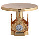 Monstrance throne in brass with 4 evangelists s3