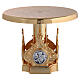 Monstrance throne in brass with 4 evangelists s4