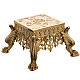 Monstrance throne in gold-plated brass 4 feets s1