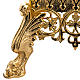 Monstrance throne in gold-plated brass 4 feets s3