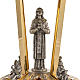 Monstrance throne in brass with bronze base and 4 evangelists s3