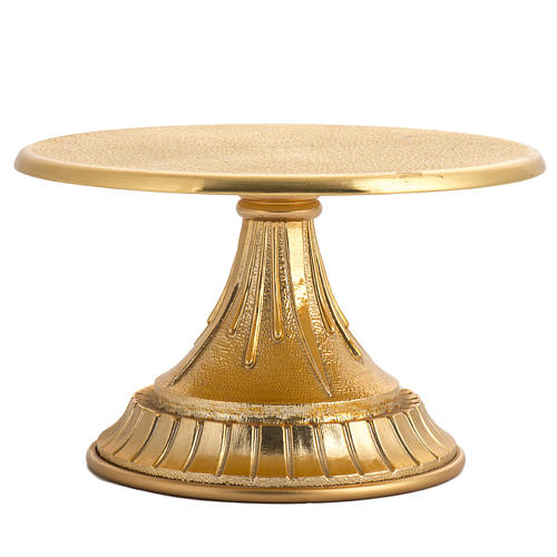 Throne for monstrance in gold-plated brass 3