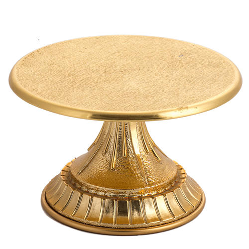 Throne for monstrance in gold-plated brass 1