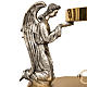 Kleiner Thron aus Messing mit Engeln aus Bronze s4